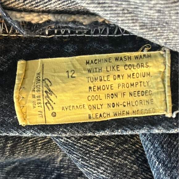 Vintage 80s Chic Acid Wash high-waisted pleated tapered leg denim mom jeans 6 - Picture 7 of 13